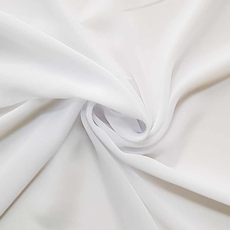 Georgette - bianco seta  Metri di Tessuto - Il negozio italiano di tessuti  online